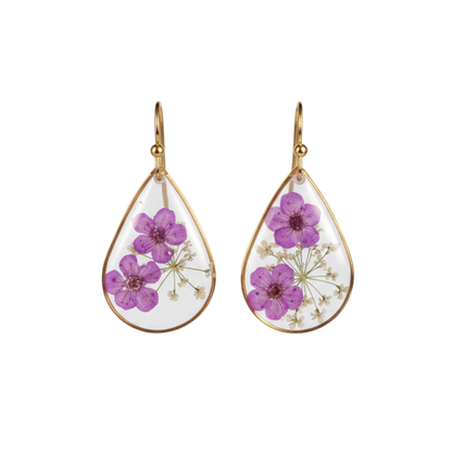 Dried Flower Earrings