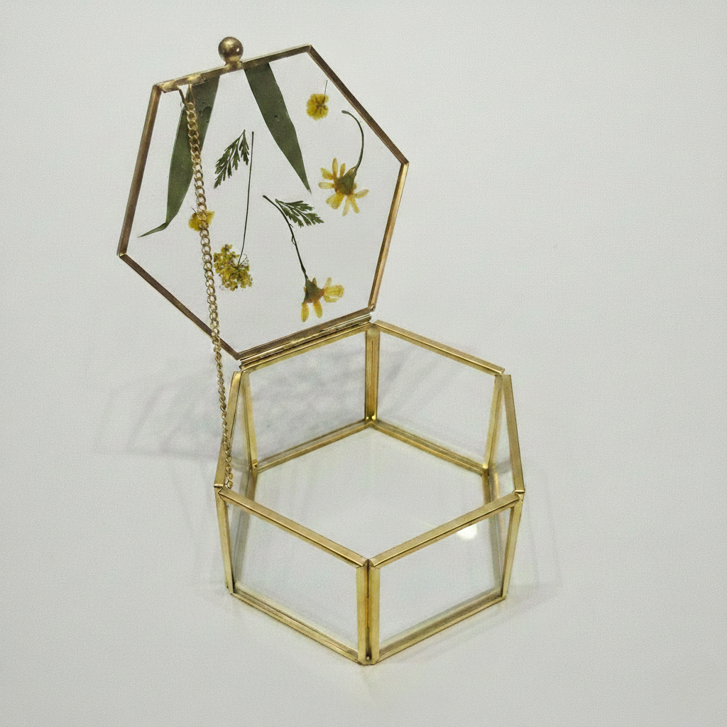 Handmade Pressed Flower Box