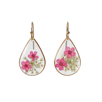 Dried Flower Earrings