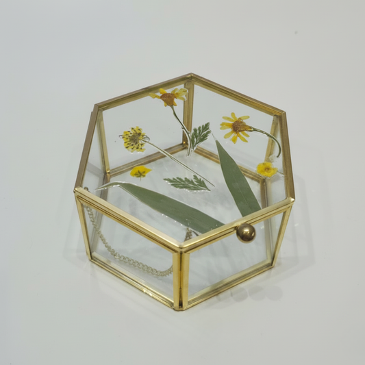 Handmade Pressed Flower Box
