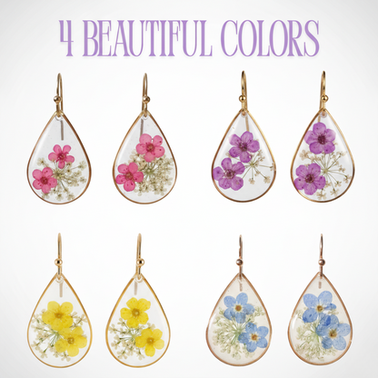 Dried Flower Earrings