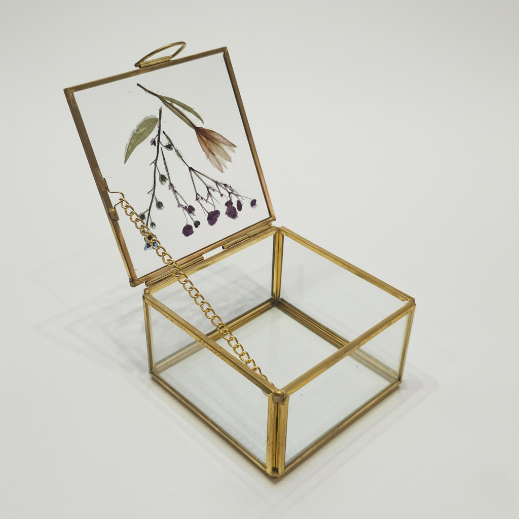 Handmade Pressed Flower Box