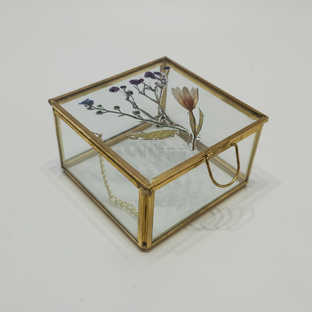 Handmade Pressed Flower Box